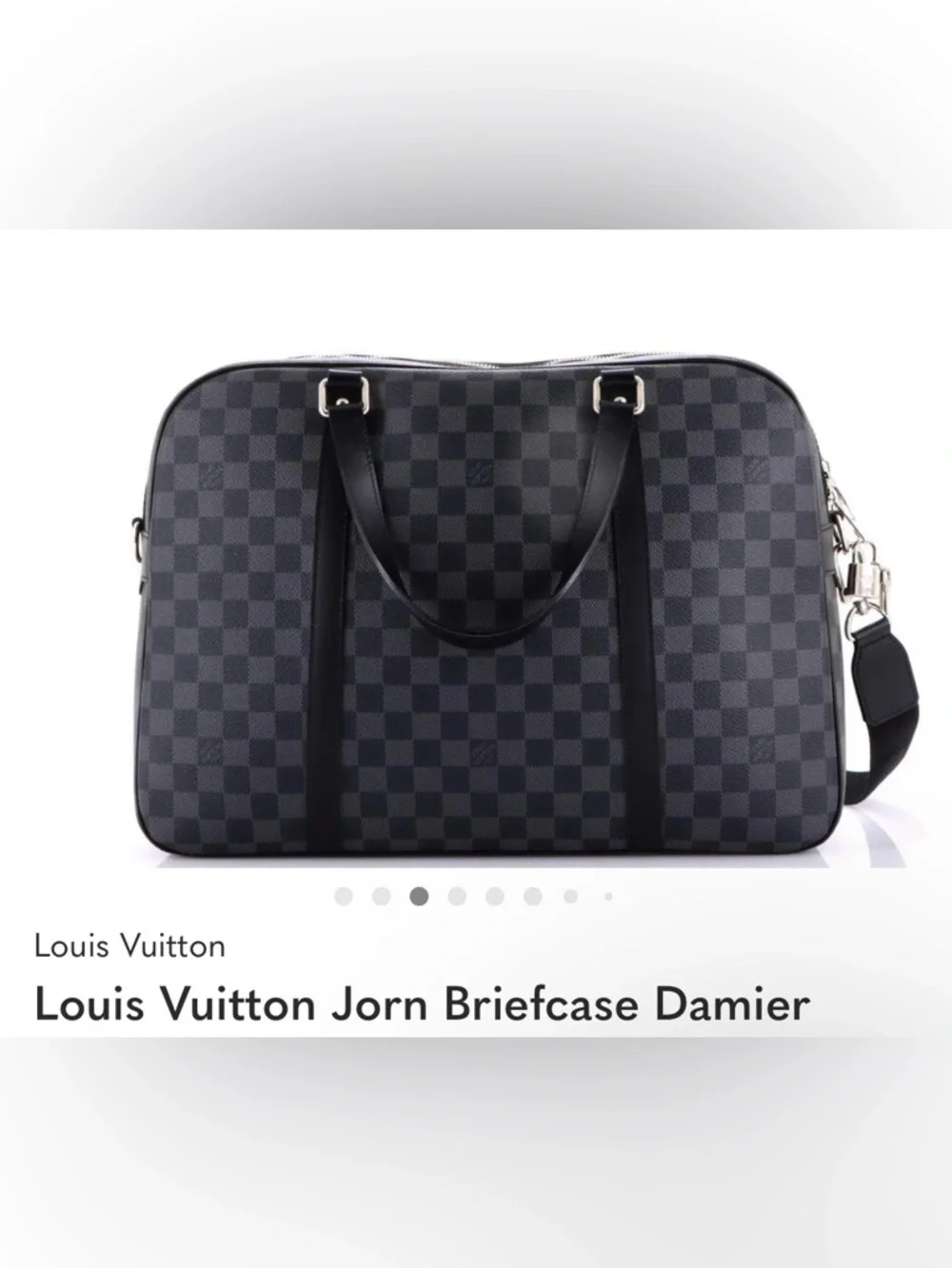 Louis Vuitton Jorn Damier Graphite Briefcase